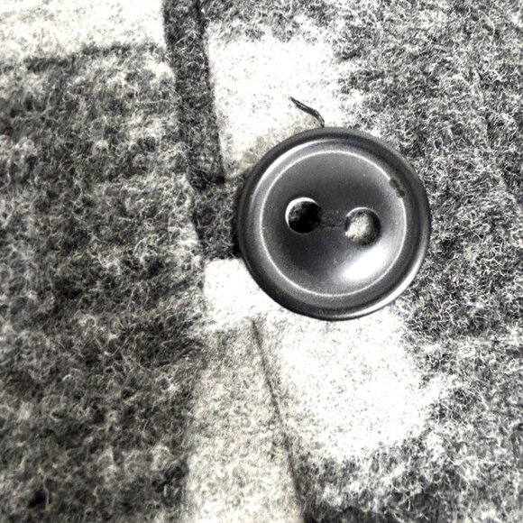 Habitat Clothes to live in Grey Plaid Wool Blend Vest Large EUC - Picture 6 of 13